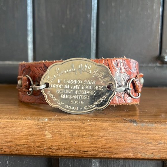 Jewelry - Unique Beverly Hills hotel leather bracelet